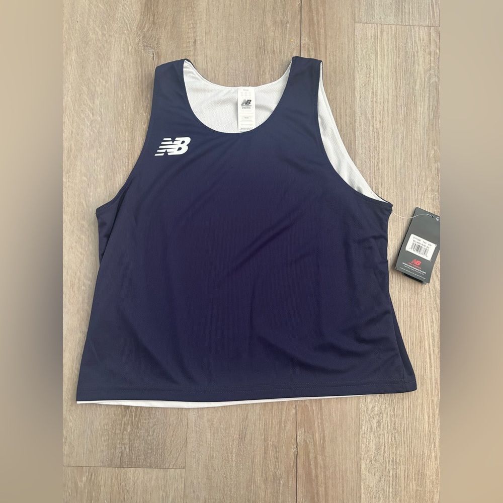 New Balance Navy Blue Tank Top reversible
